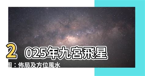 五黃命|2025年九宮飛星圖及風水方位吉兇與化解